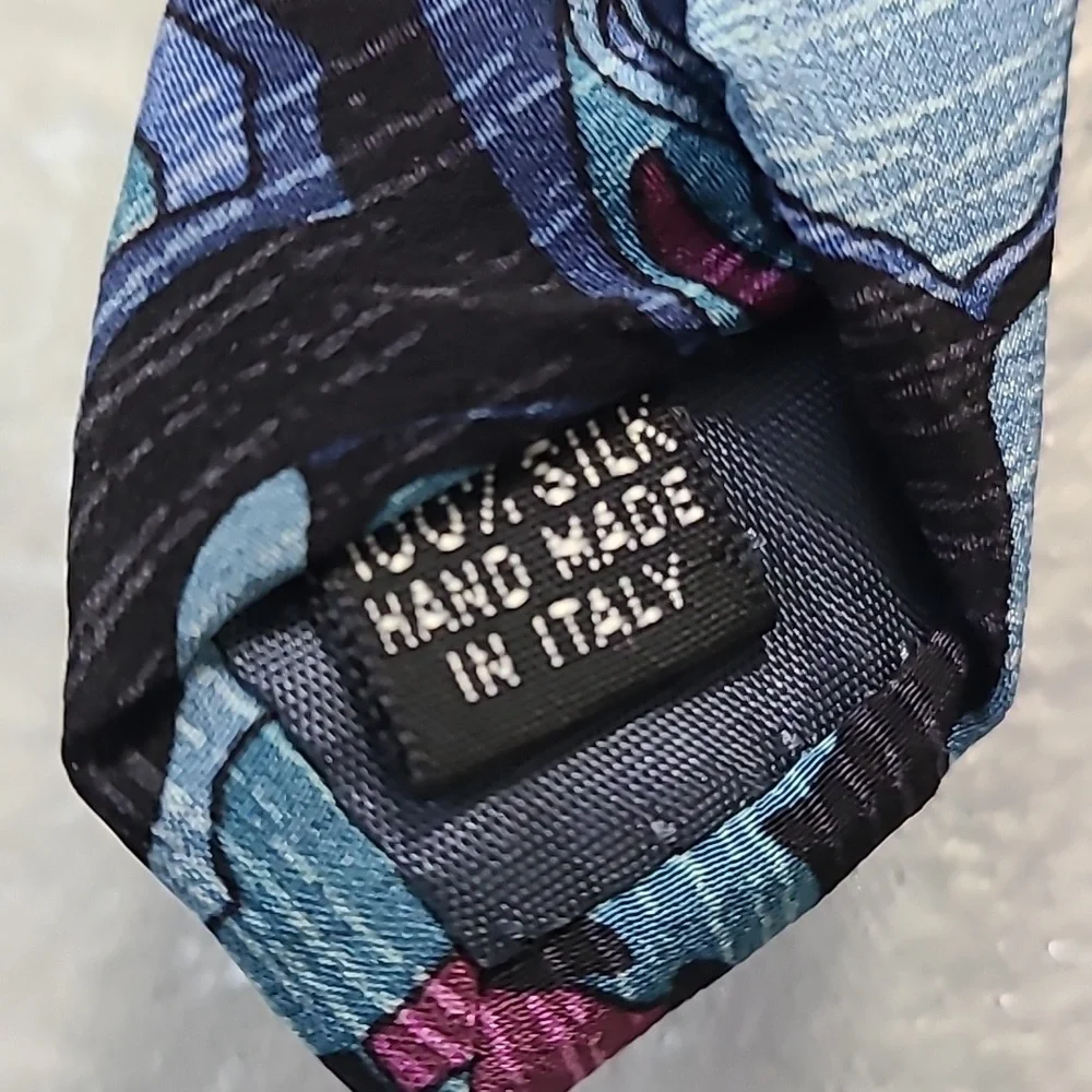 Silk Italy‎ Stylish Multicolor Men's Tie